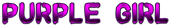 PURPLE GIRL Logo Style