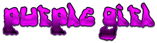 PURPLE GIRL Logo Style