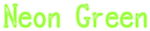 Neon Green Logo Style