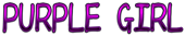 PURPLE GIRL Logo Style