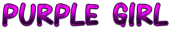 PURPLE GIRL Logo Style