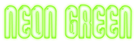 Neon Green Logo Style