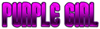 PURPLE GIRL Logo Style