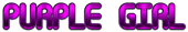 PURPLE GIRL Logo Style