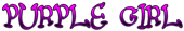 PURPLE GIRL Logo Style