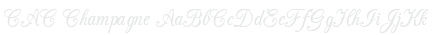 CAC Champagne Font