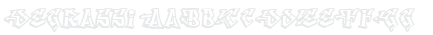 Degrassi Font