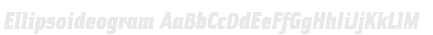 Ellipsoideogram Font