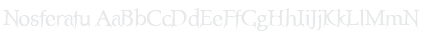 Nosferatu Font